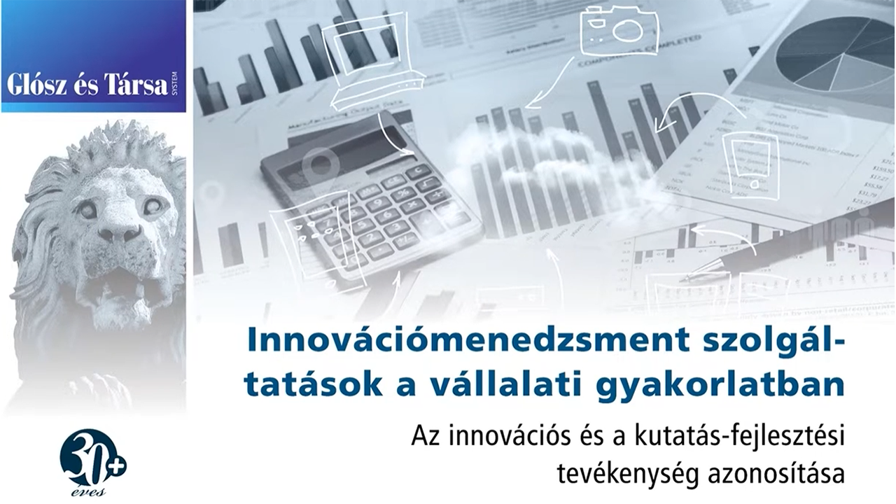 Video - Az innovációs és a kutatás-fejlesztési tevékenység azonosítása